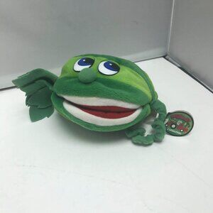 Vintage 1990s Garden Babies Wally Watermelon Bean Bag Plush Stuffed Toy Small